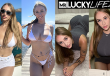 Clear Skys Blue Water With The Perfect Babe Angel Youngs